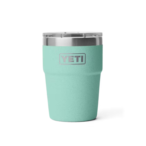 YETI Rambler 16 oz. Stackable Pint Cup with Magslider Lid, Sea Stone