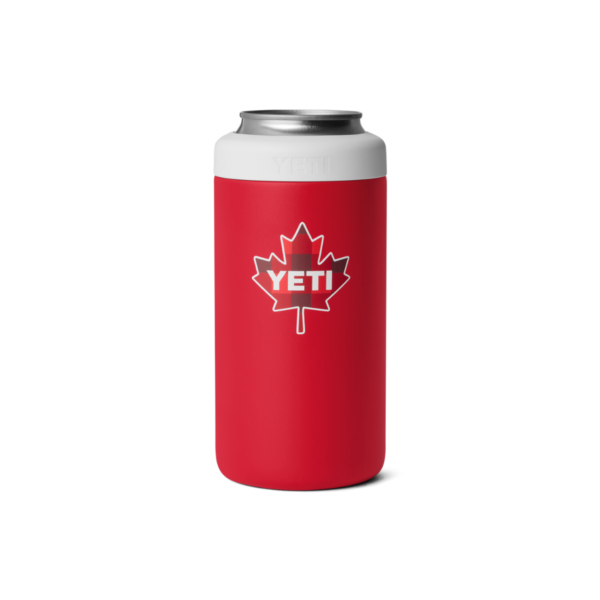 YETI Rambler 16 oz. Colster 2.0 Tall Can Insulator, True North Red & White